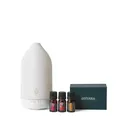 Арома коллекция эфирных масел doTERRA с диффузором Laluz, 3x5 мл