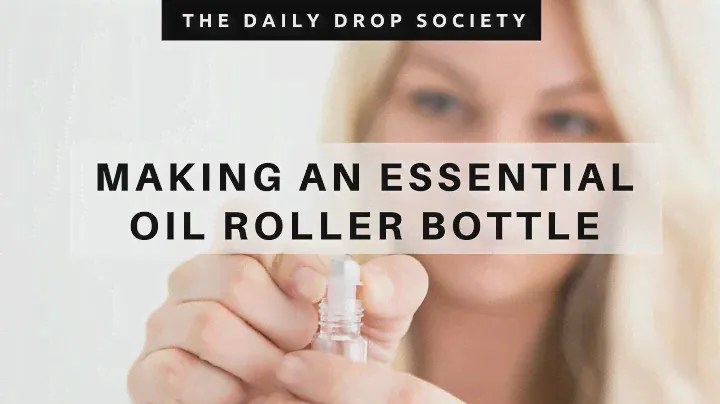 ESSENTIAL OIL ROLLER BOTTLE 🔘 How to DiY a roller bottle...