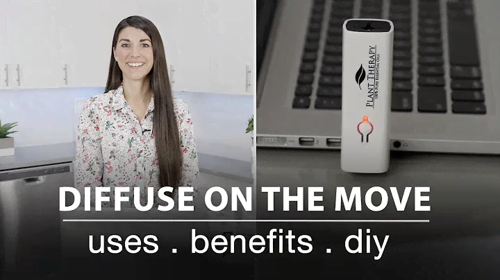 Diffuse On The Move: Portable Essential Oils USB Diffuser - Great for Work or Travel