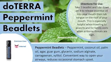 Stunning doTERRA Peppermint Beadlets Benefits