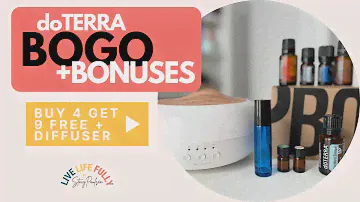 👉 doTERRA BOGO BOX (buy 4 get 9) Essential Oils + Oil Diffuser