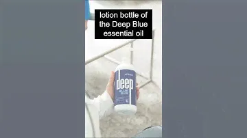 Deep Blue Rub (liter) benefits and uses