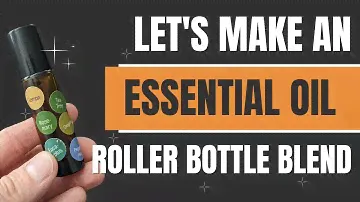 Essential Oil Roller Bottle | Making an Essential Oil Blend in A Roller Bottle | Immune Bomb