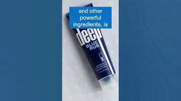 Deep Blue Rub benefits and uses